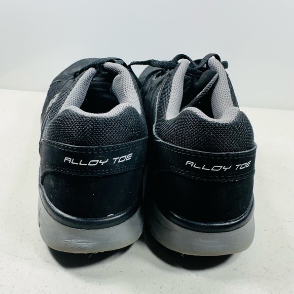 Skechers Shoes Mens 10,5 Synergy Ekron Alloy Toe Work Sneakers 77068 Black main image 5